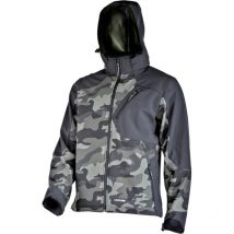 Veste Softshell, Capuche, Camouflage Vert-noir, '3xl',ce,lahti