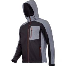 Veste Softshell, Capuche, Noir-gris-orange, '3xl', Ce, Lahti