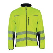 Veste softshell de signalisation Prevent Trendline taille xxxl jaune/noir preve
