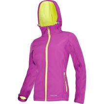 Veste Softshell Femme, Capuche, Violet Et Vert, 'l', Ce,lahti