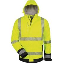 Veste softshell de signalisation Melvin Taille m jaune/noir 100 % pes