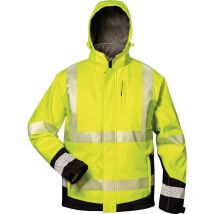 Veste softshell de signalisation Melvin Taille xl jaune/noir 100 % pes