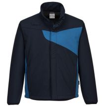 Veste Softshell PW2 (2 couches) couleur : Marine/Royal taille l Portwest