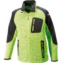 Veste ,Softshell,Taille M,vert citron /noir Fortis