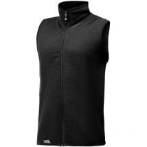 Veste tricotée Woolpower Vest 400 / Gilet en mérinos black, noir, taille xl
