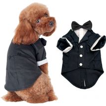 Vêtements d'automne et d'hiver pour chiens, vêtements d'hiver pour animaux de compagnie, vêtements de mariage(L)