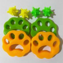 Vêtements Épilateur pour Machine à Laver,8PCS Poils Animaux Nettoyage Outil,RéUtilisable Boule Anti Poil/Boule De Lavage pour Poils d'animaux