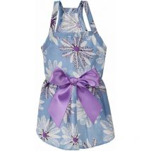 Vêtements floraux d'été pour chien de compagnie (violet, l Fei Yu