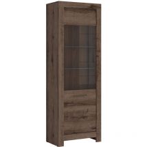 Petits-meubles - Vetrina 2 ante Adam marrone scuro 196cm