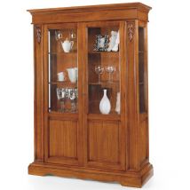 Vetrina in legno noce bassano