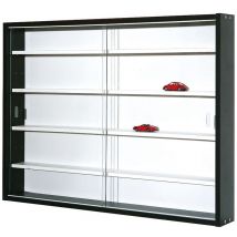 Vetrina Collezionismo Bianco Nero 80X9,5X60H