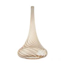 Vetro contemporaneo borosilicato pyrex ambrato d. 20 cm