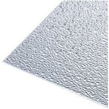 Vetro sintetico interno cattedrale - Colore: Traslucido, Spessore 2.5 mm, Larghezza 100 cm, Lunghezza 100 cm, superficie coperta in m2: 1