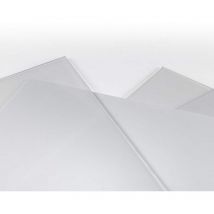 Vetro sintetico trasparente cm. 50X50X4. Prezzo per 1 pezzo.