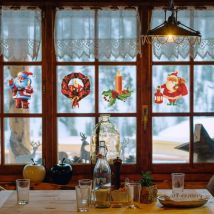 Led-Vetrofanie 18x25 cm Mix 4 Motive