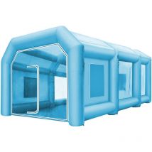 Vevor 12x5x4m Tente Camping Gonflable Tente Tunnel Camping Impermeable, Armoire de Peinture Gonflable Tente Camping Gonflable Tente Tunnel Camping