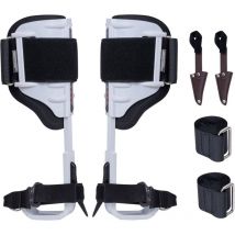 Vevor - Aluminium-Kletterspikes für Bäume, inkl. 1 Paar mit Riemen und Schutzvorrichtungen, trägt bis zu 350 Pfund, ideal für Baumpfleger, Jäger und