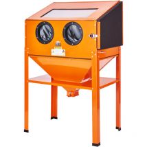 Mophorn - vevor Armoire de sablage, 60 gal armoire de sablage 40 a 120 psi avec support, sableuse en acier robuste avec pistolet de sablage et 4