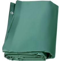 Bache a Bulle Piscine Hivernage, Verte en pvc 650-680 g / m² Couverture Solaire Piscine Rectangulaire, 3.5 m x 6 m Maille Serree pour Piscines Maison