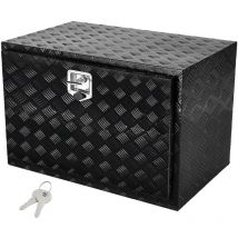 Vevor - Boite a Outils pour Camion 121,9x61x61 cm, Coffre Sous-Chassis Fixation Inferieure, Caisse de Stockage en Aluminium avec Serrure et Cles,