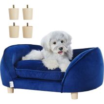 Mophorn - vevor Canape pour animal de compagnie, 71 x 50,5 x 30 cm, panier pour chien de taille moyenne et chat, canape-lit pour chiens en velours