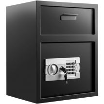 Mophorn - vevor Coffre-Fort avec Fente de Depot Antivol, Coffre-Fort de Securite Electronique en Acier au Carbone, Coffre-Fort de Depot Ignifuge 2