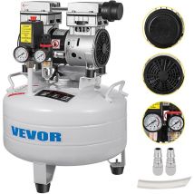 Compresseur d'Air sans Huile 30 l, Compresseur Silencieux a Air Comprime 850 with 1.1 hp Compresseur Vertical 165 L/min Outil d'Atelier pour