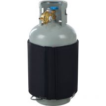 Coperta Riscaldante per Serbatoio di Propano, Copertura Isolante 120 w per Serbatoi di Gas 18kg, Termostato Interno Fisso, Temperatura Massima