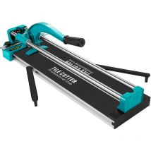 VEVOR Coupe Carrelage Manuel 600 mm Coupe-Carreaux, 6-15 mm Coupeur de Carrelage avec Positionnement Laser Angle Reglable 0°-60° Double Voie Rail de