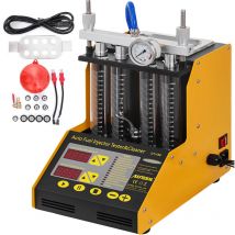 Vevor - Auto Nettoyeur Injecteur De Carburant Testeur 4 Cylindres Outils De Nettoyage Ultrasons Essence CT150