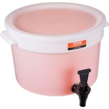 Vevor Distributore Di Bevande Capacita Da 11 Litri Distributore Di Succo Di Plastica Con Rubinetto E Coperchio, Distributore Di Acqua Per Succo Di 