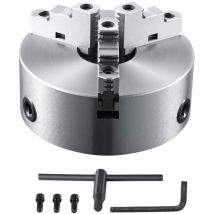 Mophorn - vevor Drehbankfutter K11-250 250mm Dreibackenfutter HT300-Material 3 Backenfutter Spannbereich 6–250mm 3-Backen, 20Cr, ≥53HRC φ80mm Bohrung