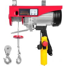Mophorn - Elektrischer Flaschenzug, 1320 lbs Kapazität, 1150 w 220 v Stahldrahtwinde, 40 Fuß Hubhöhe, Motor aus reinem Kupfer, Garage, Lager, Fabrik