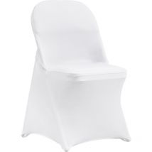 Vevor - Fundas para Sillas Plegables de Elastano Elástico, Fundas para Sillas Universales, Fundas Protectoras Lavables Extraíbles para Bodas,