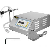 Vevor Machine de Remplissage de Liquide Numerique 5 ml-3500 ml Remplisseur de Bouteille 30 w Machine de Remplissage Anti-gouttes pour Eau Huile