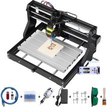 Mophorn - cnc 3018 Pro 500mw 300×180×45mm Mini Laser Engraver grbl Control with Offline Controller, 3 Axis for Carving, Milling Plastic, Acrylic,