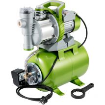 Mophorn - vevor Groupe de Surpression 1300 w Pompe avec Reservoir de Pression 4200 L/h Pompe deArrosage Surface Inox avec Prefiltre Jardin Portable