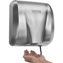Händetrockner 1300W Elektrischer Handtrockner 7-10s Trocknungszeit Kommerzieller Wandhandtrockner Handfön mit HEPA-Filter 99,97% Filtrationseffizienz