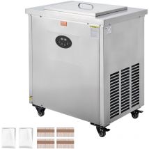 Vevor Kommerzielle Eismaschine, 2 Formen-Set – 52-teiliges Eismaschine zum Herstellen von Eis am Stiel, Eislutscher aus Edelstahl, Eismaschine für