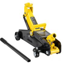 Low Profile Floor Jack 2 Ton (4400 lbs), Heavy Duty Iron Hydraulic Racing Floor Jack, Hydraulic Car Jack, Single Piston Quick Lift Pump, 4.9'-13.2'
