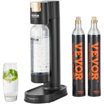 Mophorn - vevor Machine a eau gazeuse pour gazeification domestique, machine a eau petillante et soda avec 1 bouteille pet de 1 l sans bpa, 2