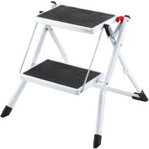 Mophorn - vevor Marchepied Pliable Capacite 150 kg Escabeau a 2 Marches en Acier Tabouret Large Multi-usage avec Surface et Patins Antiderapants pour
