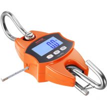 Mini Bilancia Industriale Sospesa Carico 0,15 kg a 400kg, Mini Bilancia Digitale da Gru in Alluminio Fuso Schermo lcd Alta Precisione, Mini Bilancia