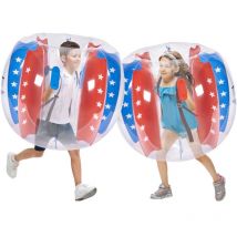 Mophorn - vevor Palline Gonfiabili 2 Pezzi 4 Piedi per Bambini Adolescenti, Palline a Bolle in pvc Resistente per Giochi di Squadra allaperto,