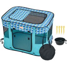 Mophorn - vevor Parc pour Chien Portable 812x609x558 mm Enclos Chat Chiot Pliable Tissu Oxford 600D Impermeable Fermeture Eclair pour Interieur,