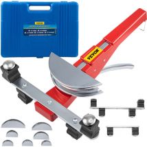 Vevor Piegatubi, 7 matrici 1/4-7/8 pollici, Kit piegatubi a cricchetto per refrigerazione, Piegatubi a 90° con attacco per piega inversa per hvac