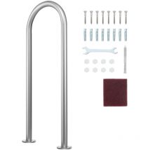 Pool Handrail,36 x 13 inch Pool Railing, Aluminum with Base Plate for Indoor/Outdoor Pools, Humanized Swimming Pool Safety Railing for Decks,