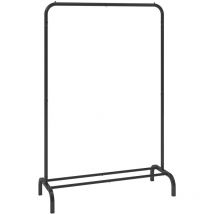 Vevor - Portant a Vetements 101x40x151 cm Porte-Manteau avec Etageres a Chaussures 1 Tringle Penderie a Vetements en Acier au Carbone Stable pour