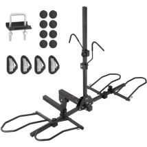 Mophorn - vevor Porte-Velos pour 2 Velos Porte-Bagages sur Attelage Capacite de Charge Maximale de 72,6 kg Compatible avec Receveurs de 50 mm pour