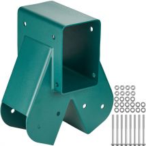 Vevor Raccord Balancoire en a Connecteur Balancoire en Acier au Carbone Support Milieu Poteau Poutre Bois Interieur Exterieur avec Materiel Montage